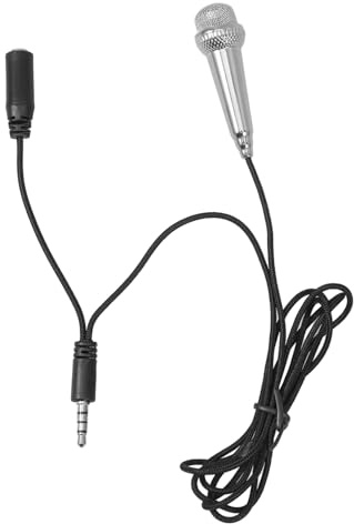 VINTORKY Mini Tragbares Mikrofon Für Smartphones Kompaktes Ktv Mikrofon Mit Direkter Verbindung Für Karaoke Und Videoaufnahmen Kein Externes Netzteil Erforderlich