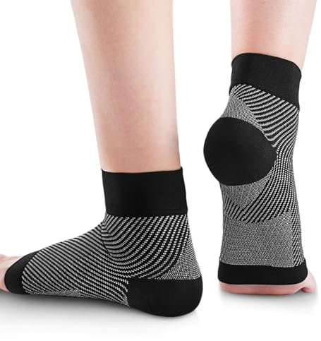 AVIDDA Plantar Fasciitis Relief Socks, Compression Ankle Support Sleeves for Heel & Arch Pain, Achilles Tendonitis, and Weak Ankles – Unisex Design for Left & Right Foots