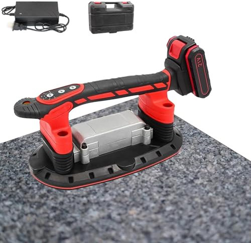 Outil de Pose de carrelage Vibrant, vibrateur de carrelage sans Fil avec Batterie de 12 500 mAh, 6 Vitesses réglables, capacité d'absorption de 400 kg, Outil de nivellement de carrelage