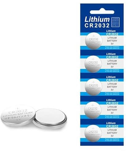 40X Pilas CR2032, 3V Pila CR2032 Pilas Boton CR 2032 Lithium Battery para Dispositivos Electrónicos, Llaves de Coche, Juguetes, Mandos a Distancia