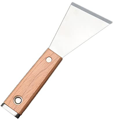 NUOBESTY Espátula Biselada De Acero Raspador Portátil Para Cortar Masilla Herramienta De Acabado Hogar Para Aplicar Mortero Juntas