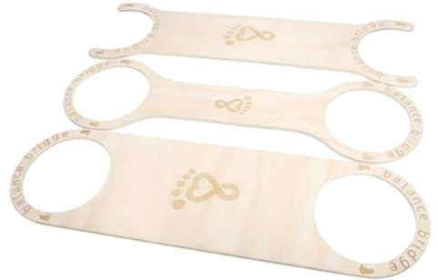 KQFCAZRE Indoor-Balancierbrücke Koordination Balancebrücke Rutschfest Schwebebalken-Set für Vorschul