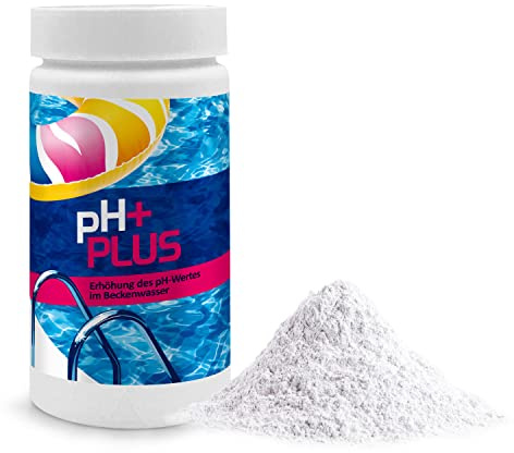 Regulierung des pH+ im Schwimmbadwasser | Ph Plus Pool | Granulat zur optimalen pH+Wert Stabilisierung | 1 kg