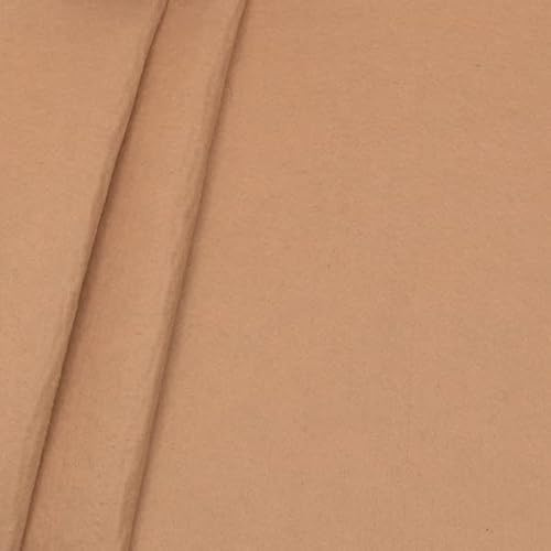 STOFFKONTOR Bastelfilz Filz Stoff Stärke 3,0 mm Breite 90 cm - Meterware, Farbe Camel - zum Basteln und Dekorieren