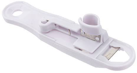 BESTonZON Trancheuse Haricots Multifonction Compacte Avec Poignée Antidérapante Et Lame Inox Pour Cuisine Maison Rangement Facile Coupe Haricots Verts Et Effileur Pratique