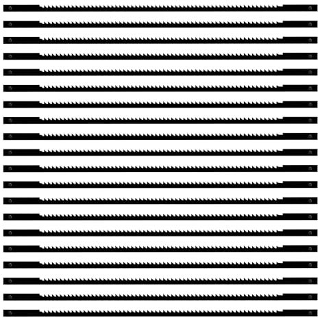 VooGenzek 20 Pezzi Lama per Sega da Traforo, 15 Denti Lame per Sega a Scorrimento, Lama per Sega a Perno con Perno, per Segare Legno Plastica Schiuma Metalli Teneri