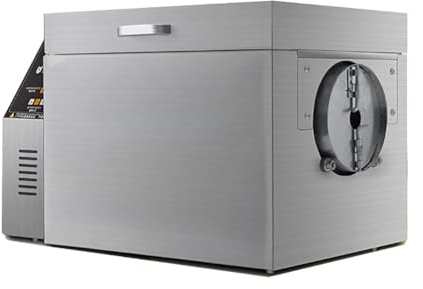 Elektrischer Kaffeeröster, 2 kg Kaffeebohnenröster, Temperatur einstellbar von 0–350 °C, Timer von 0–999 Minuten, Heizrohr aus Edelstahl, zum Backen von Kaffee, Kastanien, Erdnüssen, Getreide
