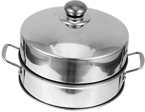 PHENOFICE Vaporiera in Acciaio Inox 20 Cm per Cottura a Vapore Vapore per Alimenti Antiruggine Pratico per Verdure Riso e Pesce