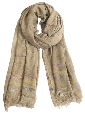 AIEOE Vintage Herrenschal 175cm Casual Schal Herren Winterschal Weich Halstuch mit Fransen Halswärmer Scarf