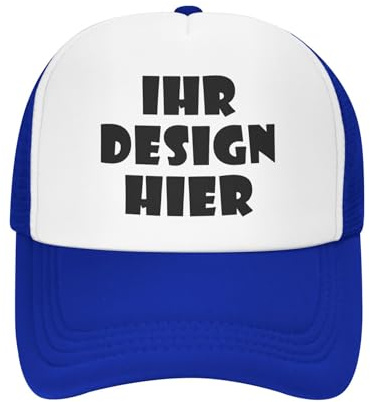 Tingwei personalisiert Cap personalisierte Basecap personalisierte Baseballkappe personalisiertes Cap mit Foto–Cap selbst gestalten mit Ihrem Logo, Unisex-Trucker-Kappe, personalisierte Mesh Cap