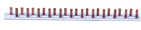1P+N 40A, 12 MODULI, 1 POLO + NEUTRO, PETTINE DI COLLEGAMENTO PER APPARECCHI DIN, LUNGHEZZA 22,5CM, TERMINALE DI COLLEGAMENTO PER CENTRALINI E QUADRI ELETTRICI