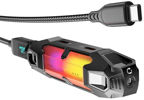 NONGYU Adaptateur de carte son externe pour Piva X41 USB C appareils 32 bits 384 kHz et PD60 W Charge rapide pour jeux vidéo écran LED école