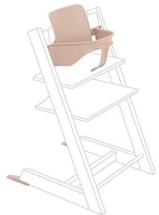 Baby Set Tripp Trapp Stokke, Rosa cipria - Trasforma la sedia Tripp Trapp in seggiolone - Seduta rimovibile per 6-36 mesi (compatibile con i modelli Tripp Trapp rilasciati dopo maggio 2006)