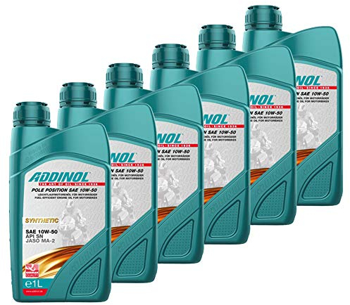Addinol 6X Motoröl Motorenöl Motor Motoren Motor Oil Engine Oil Pole Position SAE 10W-50 1L Motorrad