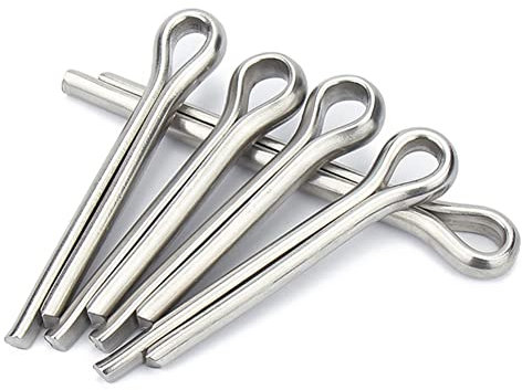 CONPHERON Goupilles Fendues Acier Inoxydable, Goupille de Tension Goupille Fendue M5×25mm, 10 pcs