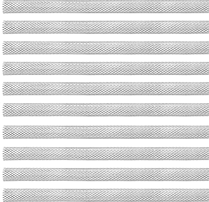 Isolbau Siebhülsen Metall - Ankerhülse 12 mm x 1 m für Gewindestangen M8-M10 - Verzinkt & beschichtet - 10 Stück