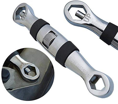 Llave inglesa para herramientas de Hardware, llave inglesa ajustable de 7-19mm, llave hexagonal 23 en 1, juego de llaves de carraca Universal, herramientas manuales multiherramienta de tipo flexible