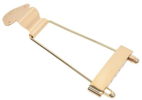 barenx Saitenhalter für Jazzgitarren, robust, Metall, goldfarben