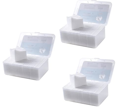 3000 Piezas Paños De Limpieza Facial Maquillaje De Algodón Toallitas Cosméticas Faciales Almohadillas De Algodón De Maquillaje Almohadillas Faciales Esponjas Loción La Cara