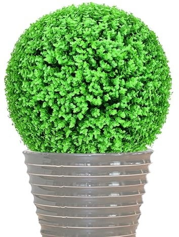 ATYUJKB Simulierter Dekorativer Grasball Buchsbaumkugel Künstlich 35cm, Dekorativer Grasball Künstliche Pflanzendekoration, Künstliche Simulierte Graskugel