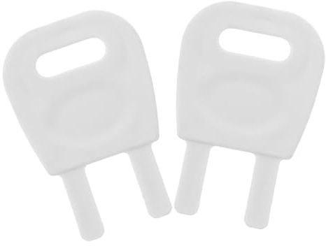 KICHOUSE Toilettenpapierspender Schlüssel Kunststoff Ersatzschlüssel Für Gewerbliche Papierhandtuchspender Praktisch Funktional Zum Öffnen Und Entstören 4.50X3.00X0.20Cm