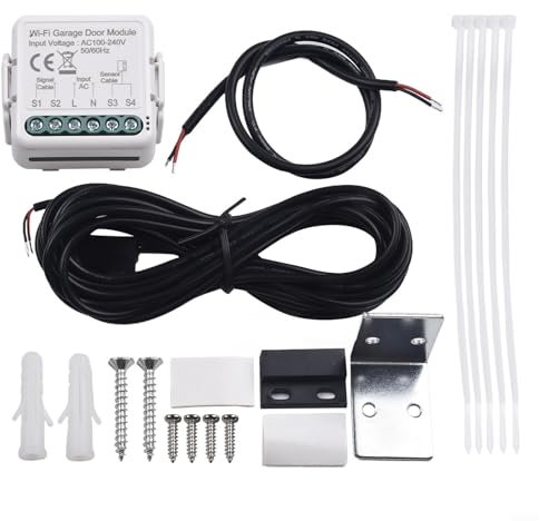 EpheyFIF per Tuya Smart WiFi Garage apriporta, Controllo vocale, Smart Life/Tuya Smart App, Funzione di Programmazione