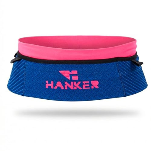 Riñonera Running Unisex con cinturón Porta móvil, geles y Llaves | 5 bolsillos, tejido elástico y ligero, espacio para móvil, geles, llaves y botella, para running y ciclismo