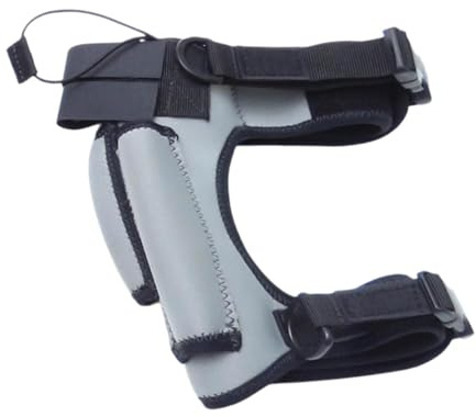 HGZLQKD Scuba Diving Leg Knife Holder Adjustable Dive Knife Holder, Leg Strap for Snorkelling, Swimming, Boating, Water Sports, Gray
