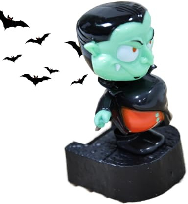 Generico Bambola Oscillante Per Auto - Statua Vampiro Decorazioni Halloween Auto,Figura Divertente Per Autisti Camion SUV Veicoli Sedan Scooter Casa Ufficio Festa Regalo Uomo Donna
