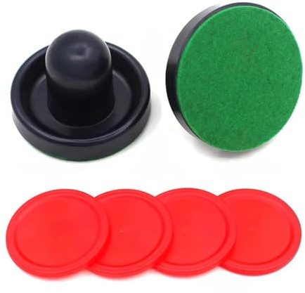 Air Hockey Pushers 6 set lufthockey tillbehör 76 mm slagare bordsskiva puck luft hockeybord