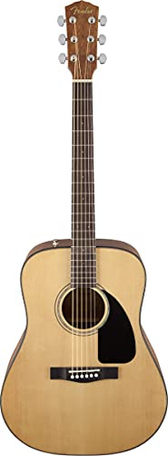 Fender CD-60 Dreadnought V3 Acoustic Guitar, with 2-Year Warranty, Natural, with Case