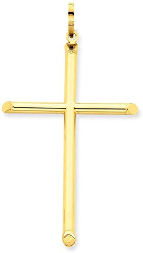PRINS JEWELS Gold Kreuz Anhänger Aus 14 Karat 585 Gelbgold Unisex - 190522