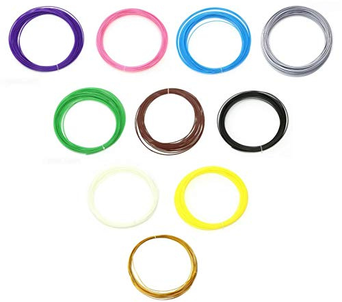 1 75 mm abs - filament - material - 50 meter - 3d - drucker und stift - in 10 farben - je 5 meter - kreative hobby - mine - originelle geschenkidee - hervorragende qualität