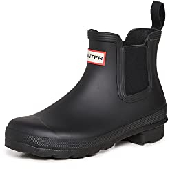 Hunter Original Chelsea Boots, Mocassino Donna, Nero, 37 EU