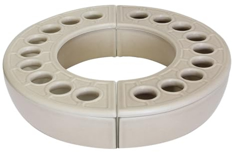 HARK Luftbefeuchter Halbkreis 2er Set Creme