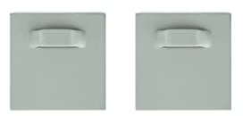 Juego de fijación autoadhesivo para colgar cuadros, espejos, soportes para Dibond (2x soportes, 45x45mm)