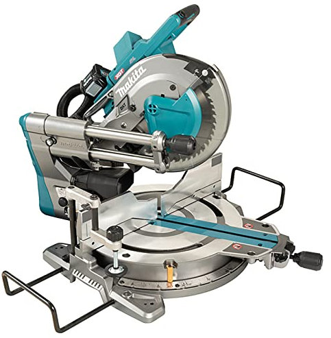 Makita LS004GD202 40V Max Li-ion XGT Brushless 260mm Slide Compound Mitre Saw Complete with 2 x 2.5 Ah Batteries and Charger