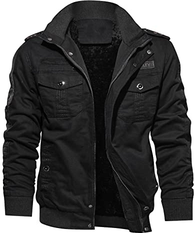 Didadihu Herren Winterjacke Dicke Outdoor Winter Jacke Universal Arbeitsjacke Skijacke Mit Warm Gefüttert H120741