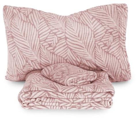 Morbidissimi Set lenzuola Completo letto in Pile Coral art. Dorella, Termico, Morbido, Caldo per letto Matrimoniale FANGO
