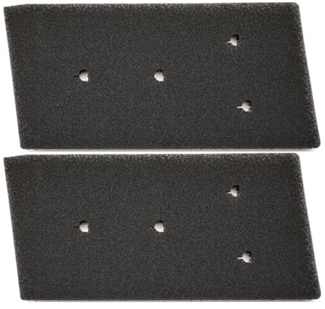 YHIJSR 2 Piezas Filtro secador para Filtro Whirlpool para Bauknecht Privileg Whirlpool 481010716911 Filtro de Esponja para secador de condensación 230x115 mm