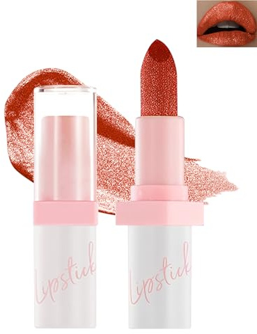 Rouge à lèvres métallique pailleté rouge brillant à lèvres imperméable longue durée Diamond brillant à lèvres crème hydratant texture paillettes rouge à lèvres maquillage cadeaux pour femmes - 05