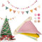 2 Piezas Banderines Decorativos Banderines Fiesta Banderines Banderines Tela Banderines Cumpleaños Banderitas Decorativas Banderolas Fiesta Banderines Tela Habitación Infantil Bolas Fieltro