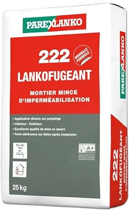 222 Lankofugant - Mortero de impermeabilización delgada - Parexlanko