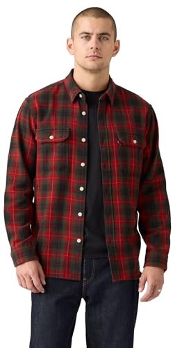 Levi'S Jackson Worker Calvin Plaid Rhythmic Red, Calvin Plaid Rhythmi, XXL