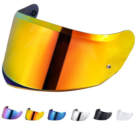 JQF Gear Visiere Casque Moto pour FF808 Stream II | Remplacement de Visière de Lentille de Casque de Bouclier de Vent de Moto