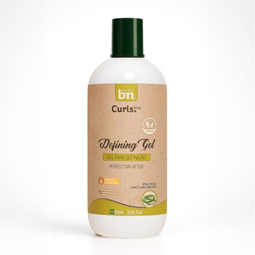 BN Brazil Gel De Definición Potenciador Day After - Cabello Saludable, Cuidado Capilar, Rizos Definidos - Fijación Flexible Y Rizos Definidos - Uso Diario