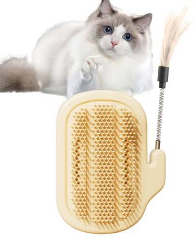 Katzenkratzer für die Wand - Selbstabstammung Katzenbürste mit Katzenminze, Massagekamm | Tierfriseurwerkzeug zur Verwendung auf dem Couchtisch