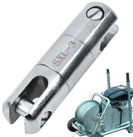 Articulación giratoria de cable, articulación giratoria para tirar de cables, articulación giratoria de metal, resistente a la deformación, para evitar enredos y evitar daños en el cable