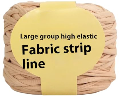 300g/100m T-Shirt Garn, T-Shirt Bändchengarn Zum Häkeln, Häkelgarn Dickes Garn für Häkeltaschen/Körbe/Teppiche, Heimdekoration, DIY-Kunsthandwerk