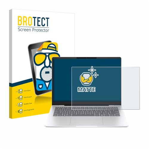 BROTECT Schutzfolie für HP OmniBook 7 14 Laptop AI | Entspiegelnder Displayschutz Made in Germany Matte Displayschutz-Folie Anti-Reflex Anti-Fingerprint Einfache Montage